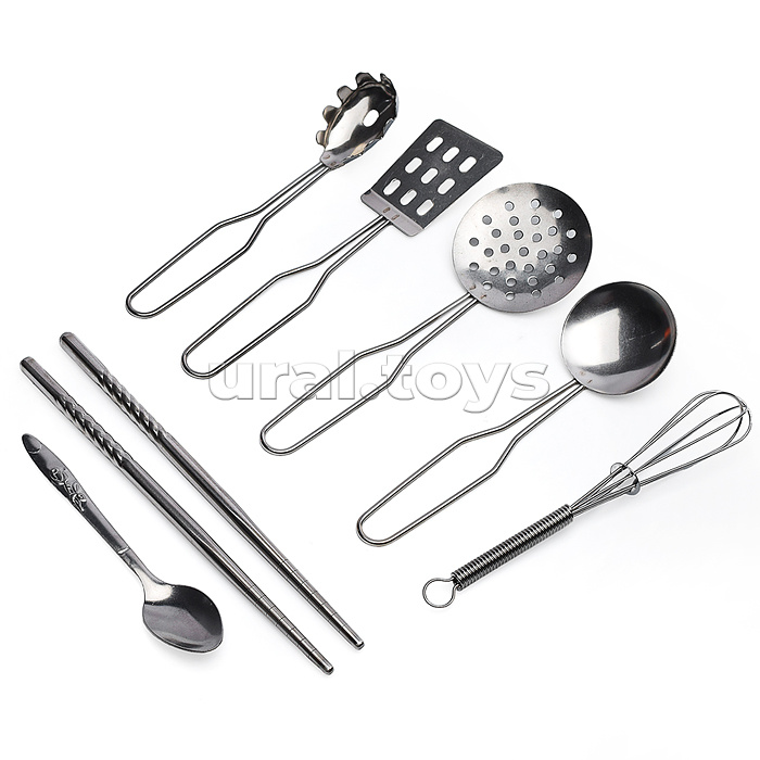 Набор детской посуды "Шеф поварёнок" в контейнере