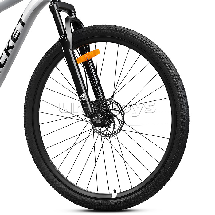 Велосипед 29" Rocket Rower, цвет серый, размер 19"