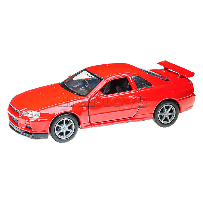 Машинка 1:38 Nissan Skyline GT-R R34, пруж. мех., цвет в асс. Машинка 1:38 Nissan Skyline GT-R R34, пруж. мех., цвет в асс.