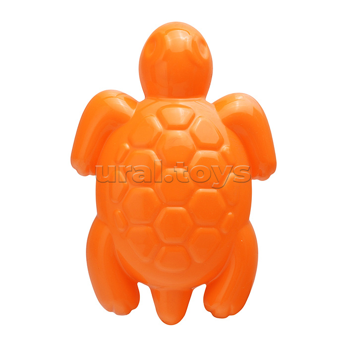 Песочный набор "Три кота и море приключений" №5: Ведро с наклейкой, ситечко "Солнышко", лопатка №5, грабельки №5, формочки (ракушка №2 + краб №2 + черепаха)