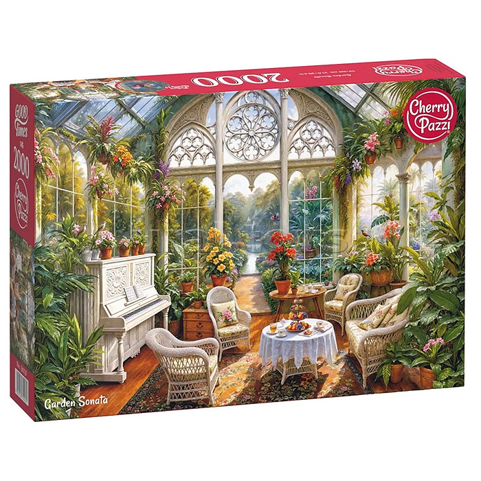 Пазлы 2000 "Зимний сад"