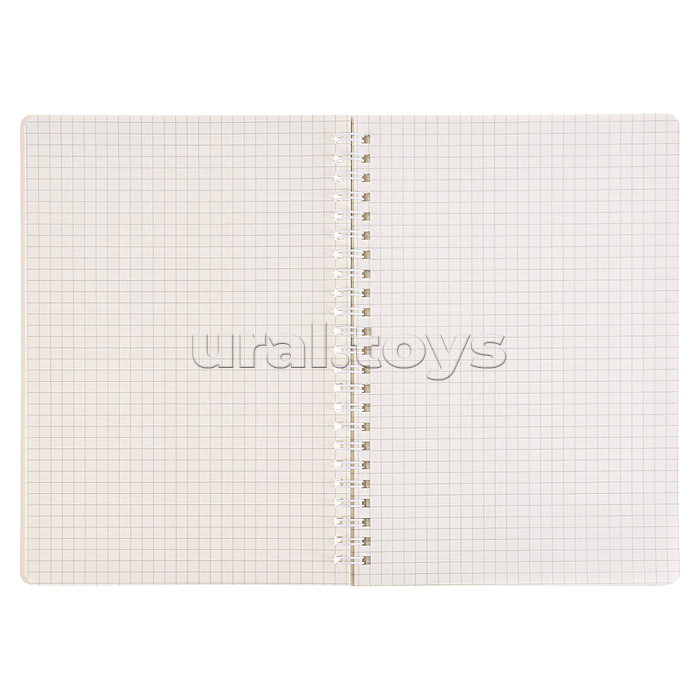 Блокнот на евроспирали "Котики" 14.5х21 см, 60 л., внутренний блок в клетку, плотность бумаги 70г/м2, 4 дизайна в ассортименте, ОПП-упаковка