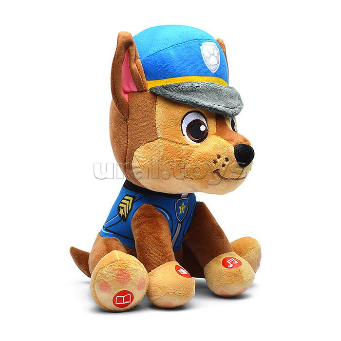 Говорящий щенок 25см, (говорит, поёт,) в коробке