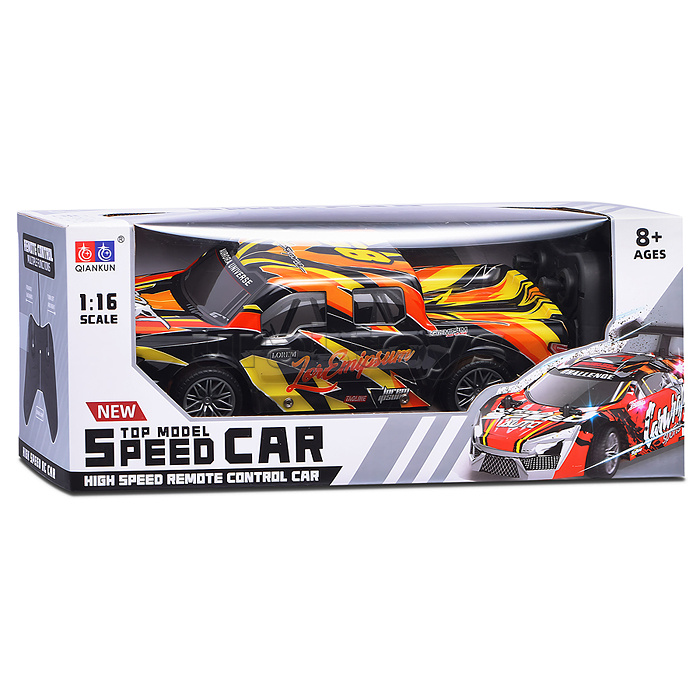 Машина "Горный властелин" р/у, 27 MHz. (свет) в коробке