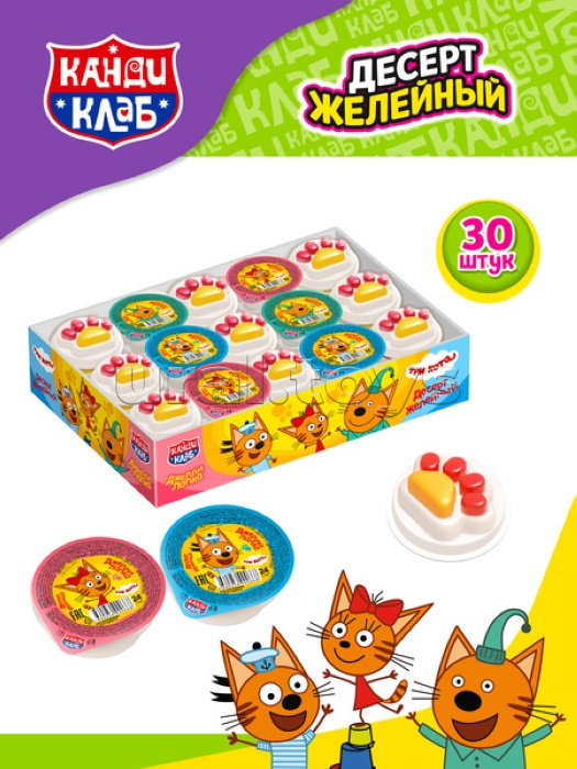 Десерт желейный "Джелли Лапка" (Три Кота) 24гр*30шт