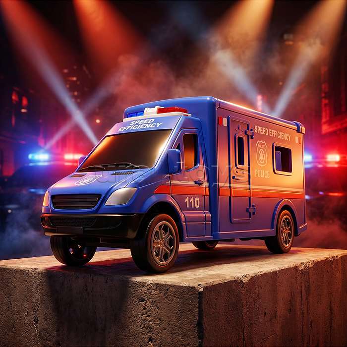 Машина "Экстренная служба" в коробке