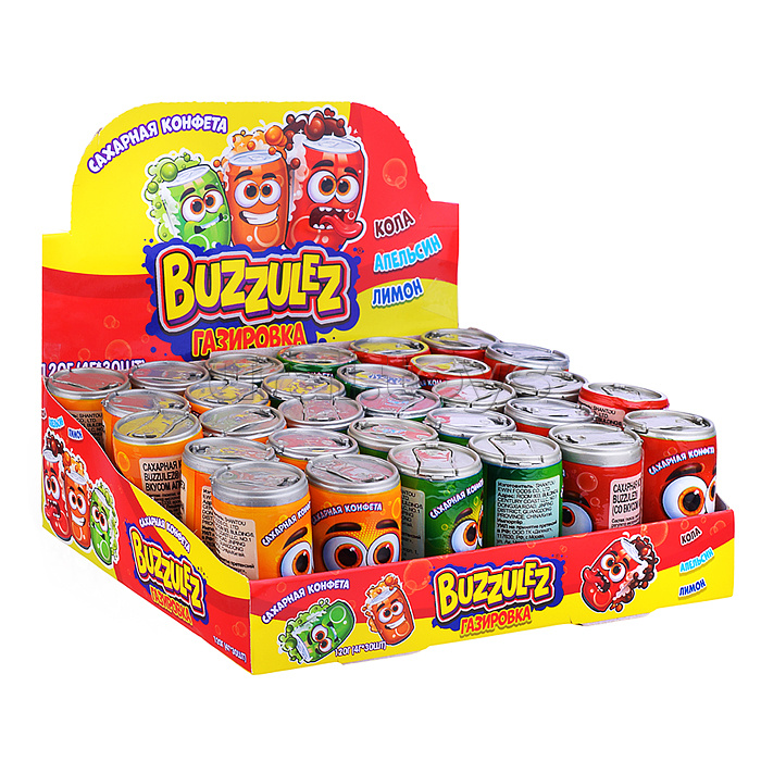 Конфета сах. Buzzulez 4гр. 30шт. 12бл.