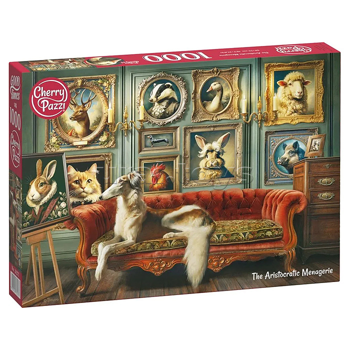 Пазлы 1000 "Аристократический зверинец"