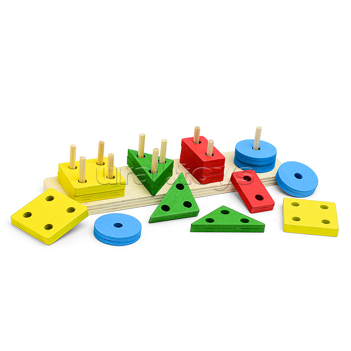 Пирамидка "Разноцветные формы"