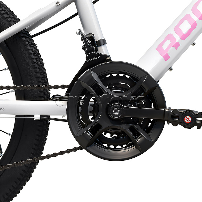 Велосипед 20" Rocket MP-200, цвет белый/розовый, размер 11"