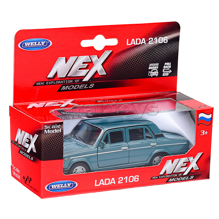 Машинка 1:38, в асс., набор 23RUS