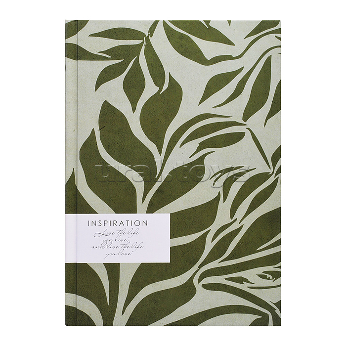 Ежедневник А5 недатированный "Classic. Botanic" 128л. 7БЦ, матовая ламинация, белые форзацы. бумага белый офсет 60г/м²