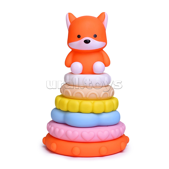 Пирамидка "Лисичка-сестричка" в коробке