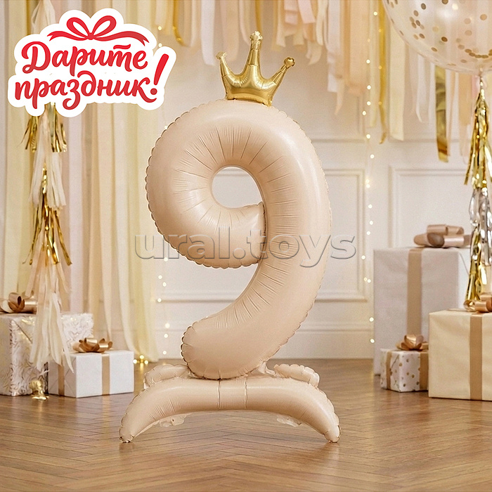 Интерьерное украшение Фигура-шар "Цифра 9"