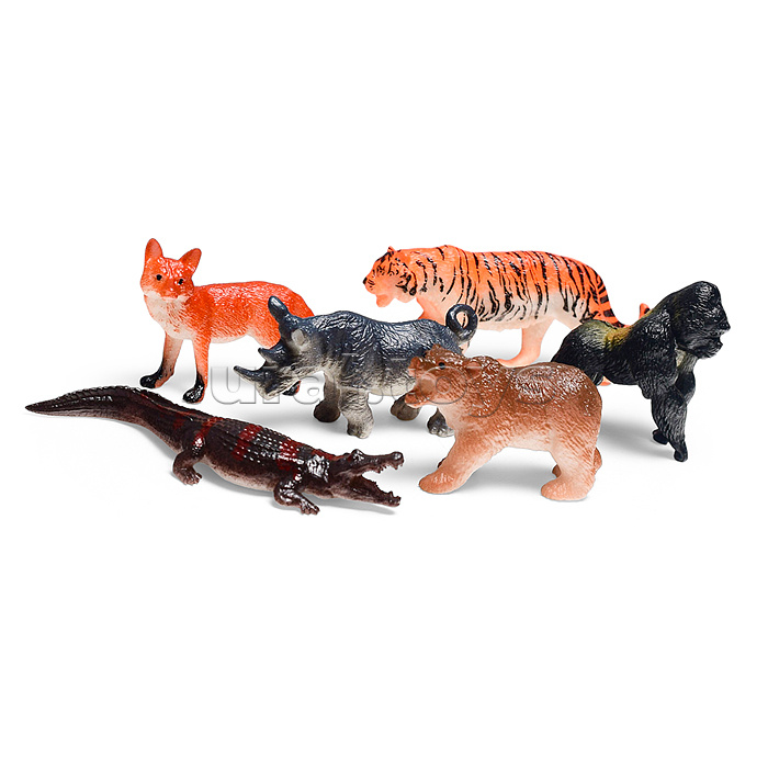 Набор животных "Дикий мир" в пакете