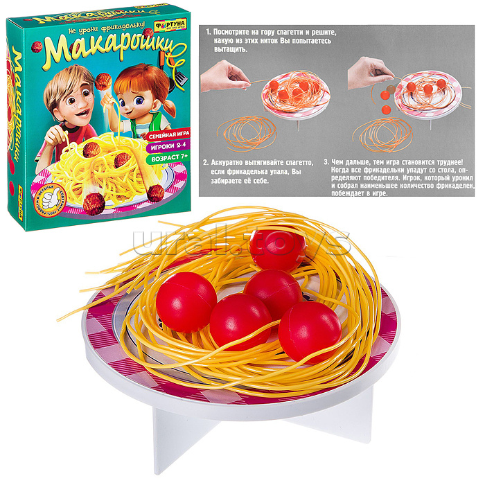 Настольная семейная игра "Макарошки"