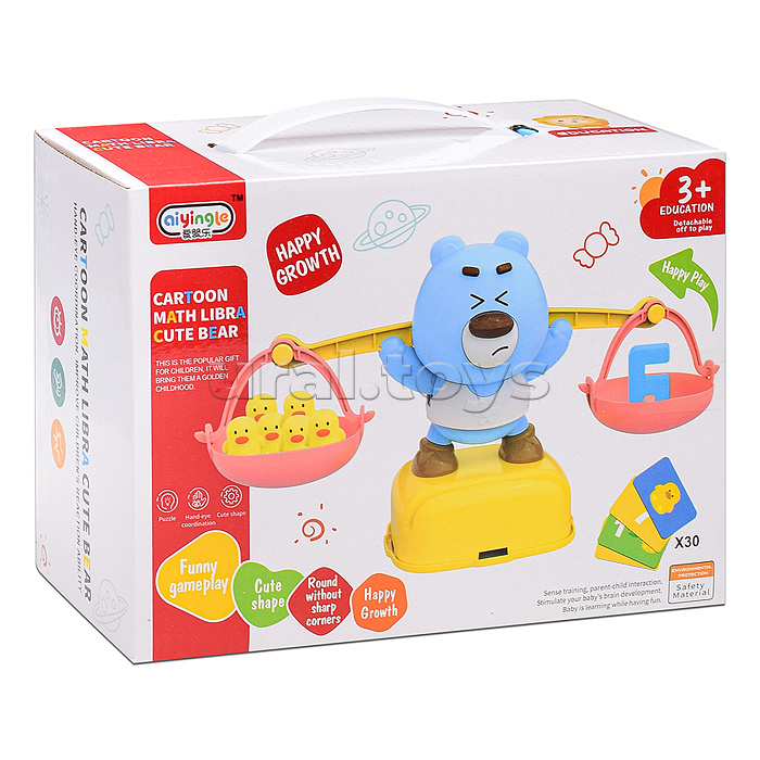 Развивающая игра "Баланс. Учись считать" в коробке