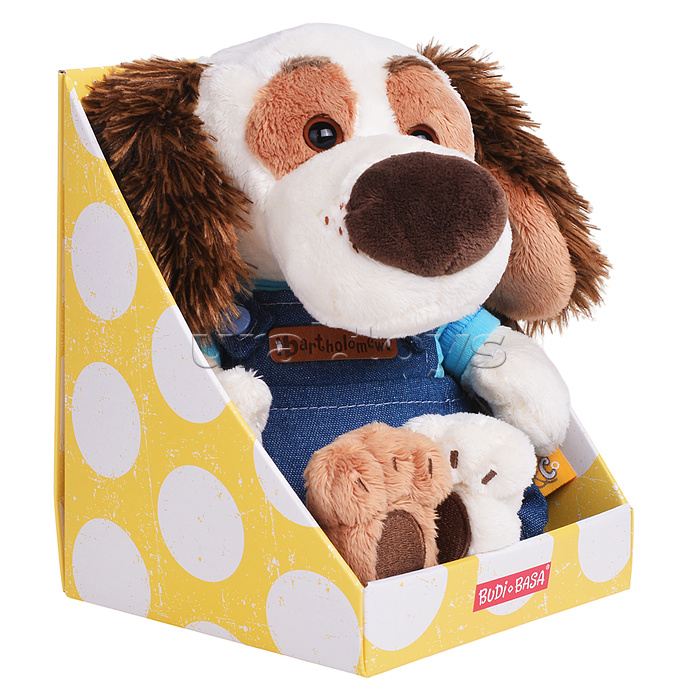 Собака Бартоломей baby в комбинезоне "Деним"