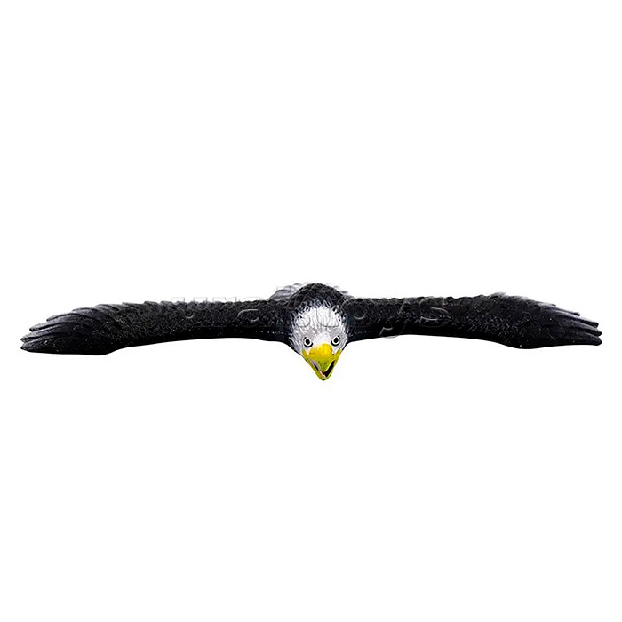 Резиновая слэп-фигурка Орел чёрно-белая