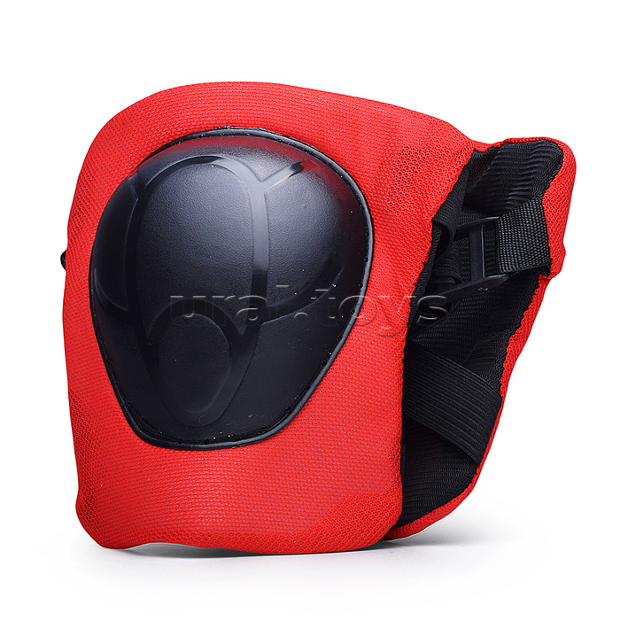 Ролики детские, размер M, красные (со шлемом и защитным снаряжением)