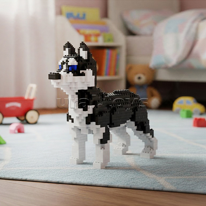 Конструктор "Хаски" 3D, в коробке