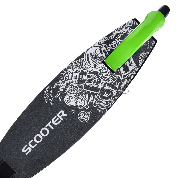 Самокат 2-х кол., зеленый, PU/ 200 мм, ABEC 7, в коробке