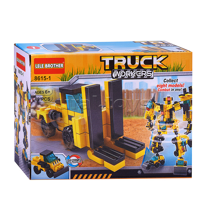 Конструктор "Строительная техника" в коробке