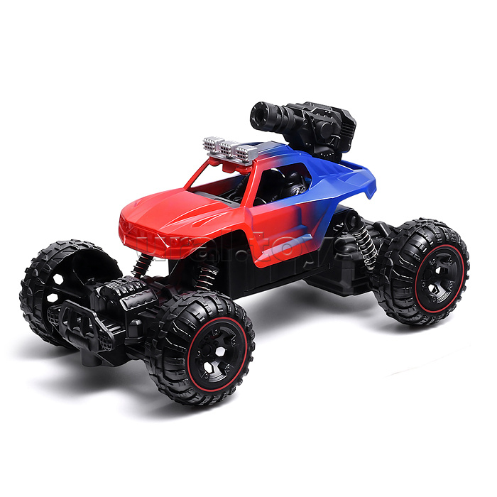 Машина "Багги. Мощный заезд"  стрельба , на р/у27 MHz, в коробке