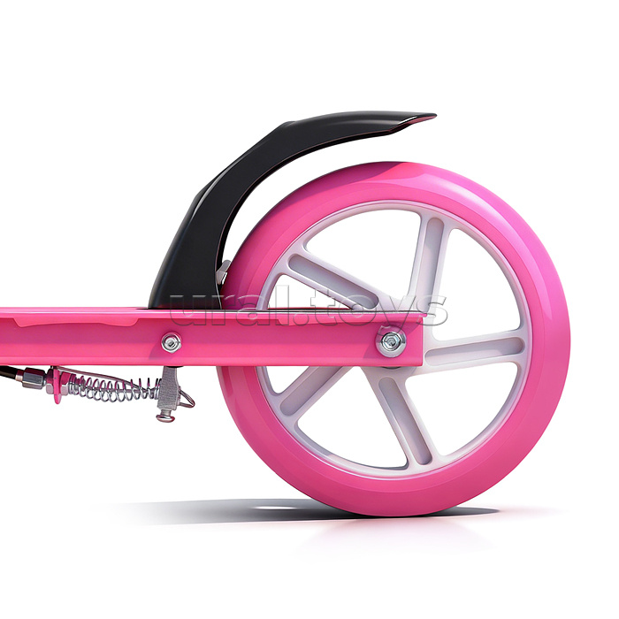 Самокат 2-х колесный ROCKET,колеса PU/ 145 мм,ABEC 7, розовый (в пакете)