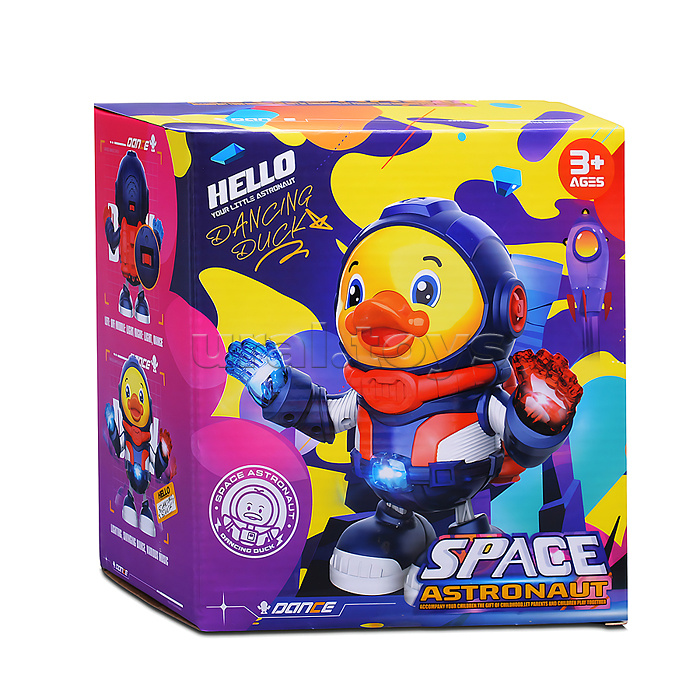 Развивающая игрушка RS-3160 "Утенок-Астронавт" в коробке