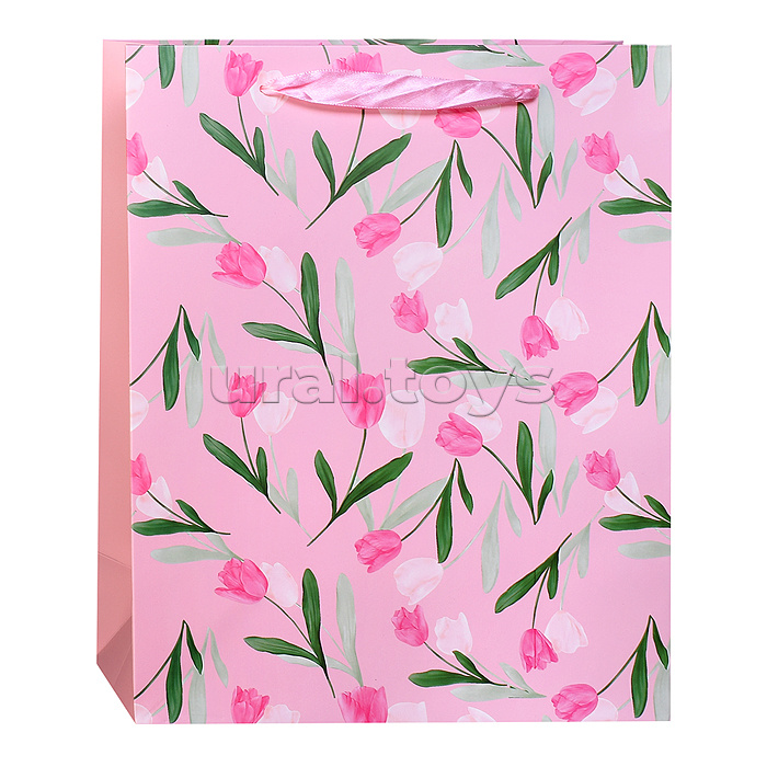 Пакет подарочный "Весеннее настроение" 32*26*12см.