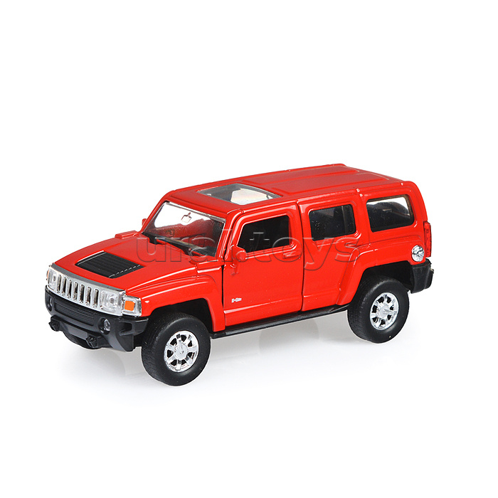 Набор 1:38, Hummer H3, Chevrolet Camaro ZL1, с прицепом, 2 шт.