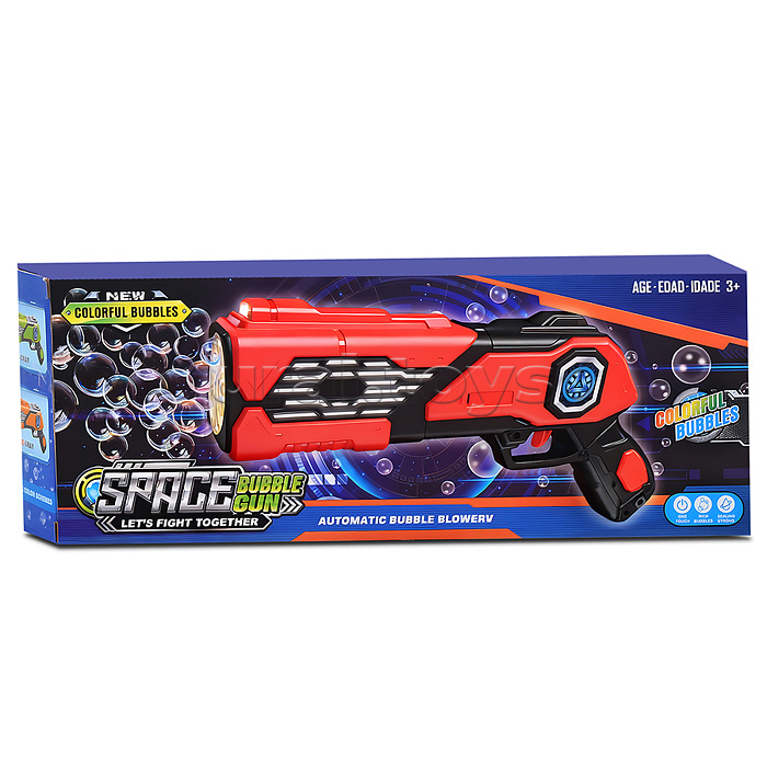Бластер для мыльных пузырей 1199-2C "Бубль‑бум" в коробке