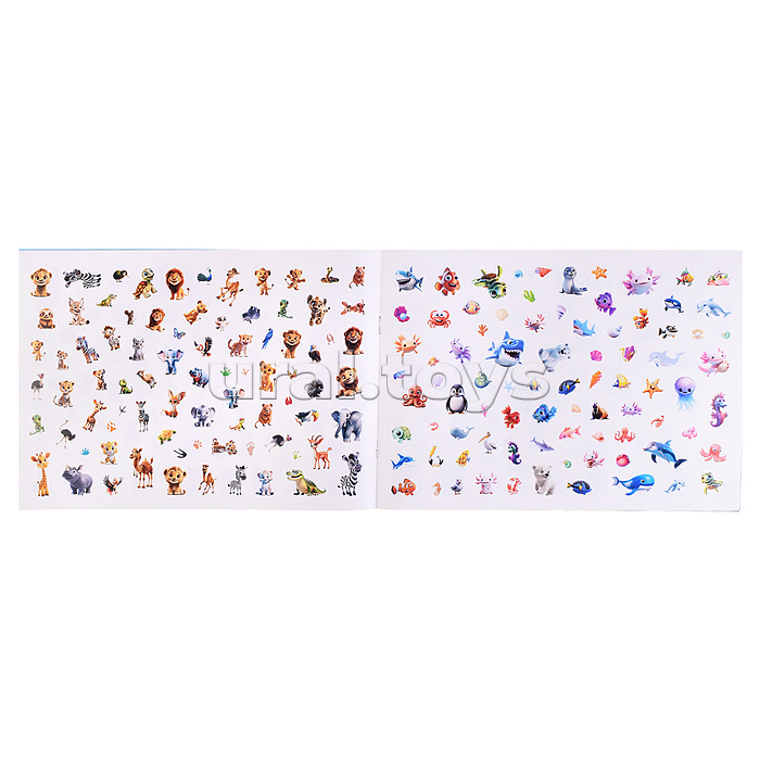 Животные. 500 наклеек