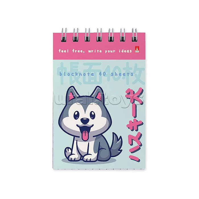 Блокнот А7 40 л. "Kawaii animals" 4 вида