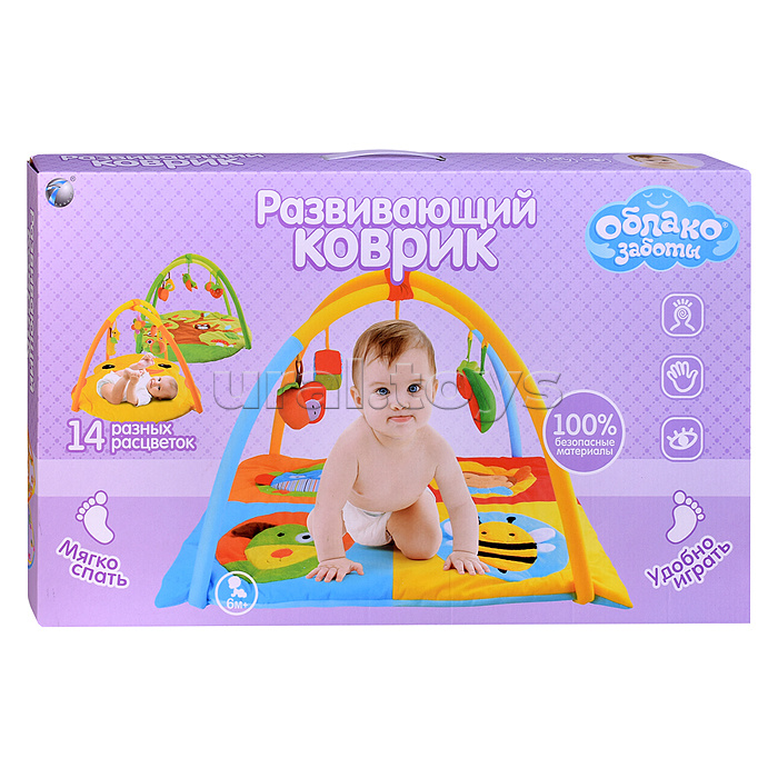 Развивающий коврик "Облако заботы" в коробке