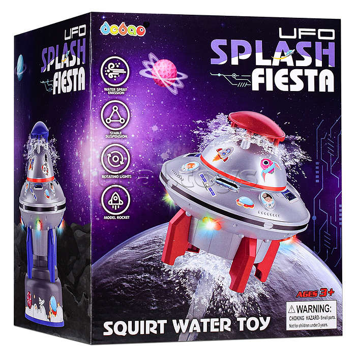 Ракета "Звездолет" (свет, звук)  в коробке