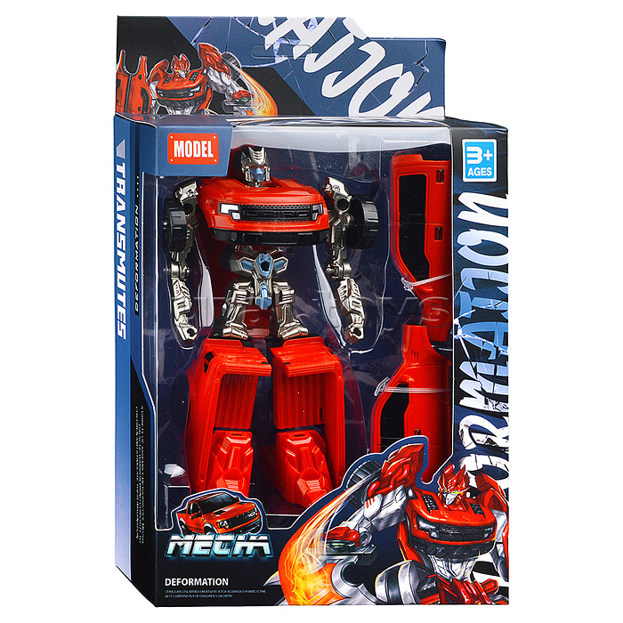 Робот "Авто скорость" трансформирующийся, в коробке