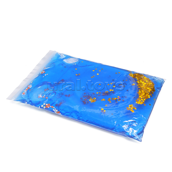 Лизун "Дождик" (цвет синий)