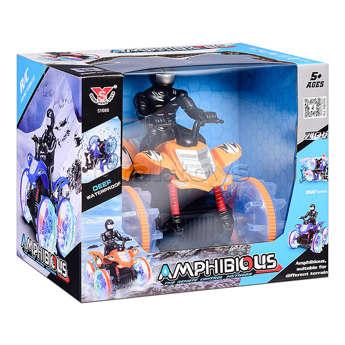 Машина "Амфибия" р/у, 27 MHz, в коробке