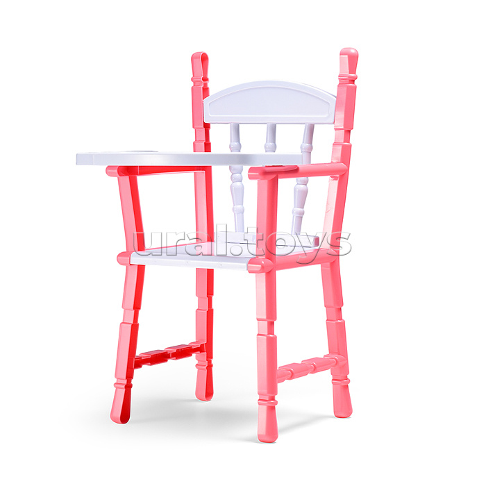 Набор аксессуаров для куклы (набор посуды, горшок, столик для кормления) в пакете