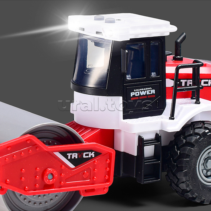 Машина "Каток" 1:43 ( сет,звук)  в коробке