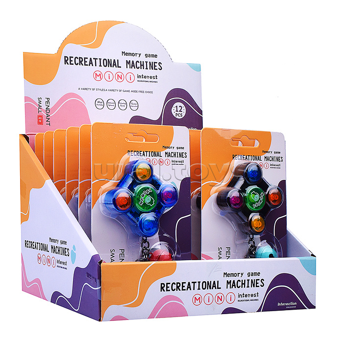 Электронная игра "Цветные огоньки" в коробке