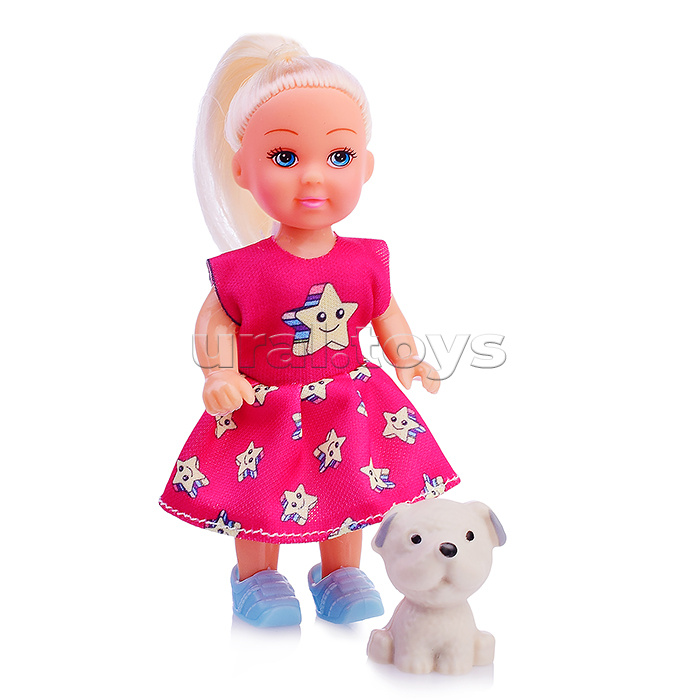 Кукла "Лиза" с щенком, в ассортименте, в коробке