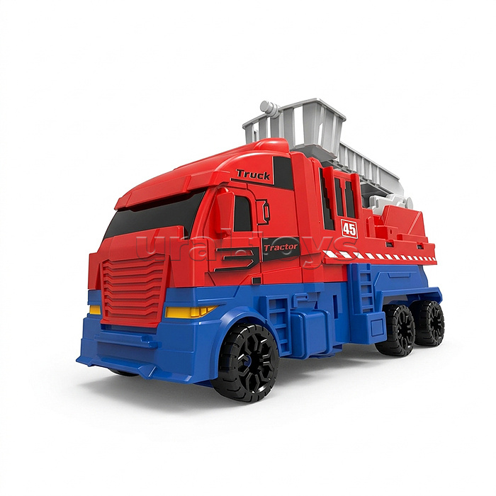 Робот "Пожарный"  трансформирующийся в пожарную машину, в коробке