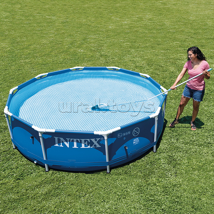 Вакуумный пылесос для чистки бассейна на аккумуляторах с ручкой 2.8м, 28628 INTEX