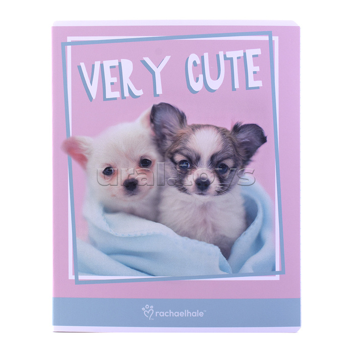 Тетрадь 48л А5 клетка, "Rachael Hale" на скобе , отделка софт-тач ламинация