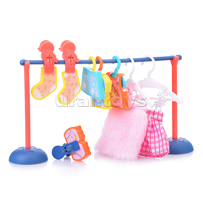 Бытовая техника "Стиральная машинка" с аксессуарсми, на батарейках, в коробке