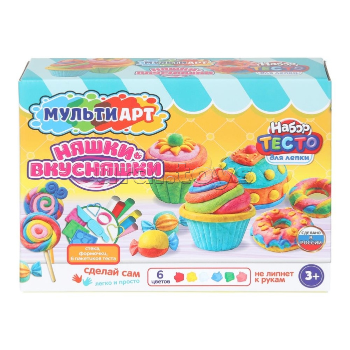 Набор для лепки "Няшки-вкусняшки" 24 см. Набор для лепки "Няшки-вкусняшки" 24 см.