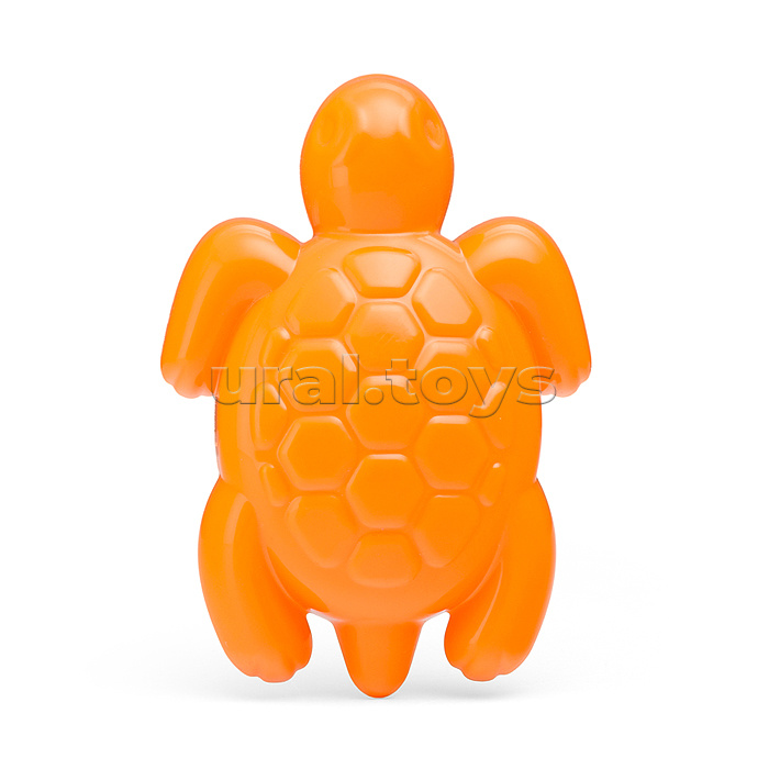 Набор №370: кораблик "Буксир", совок №7, грабельки №7, формочки (морской конёк + черепаха)